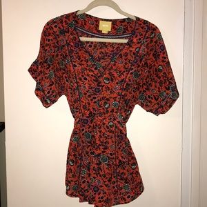 Maeve silk kimono from Anthropologie, size Small